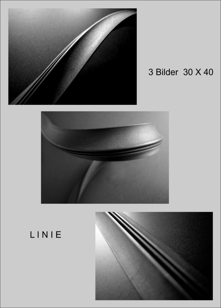Triptychon Linie 1-3 von Friedhelm Neubauer